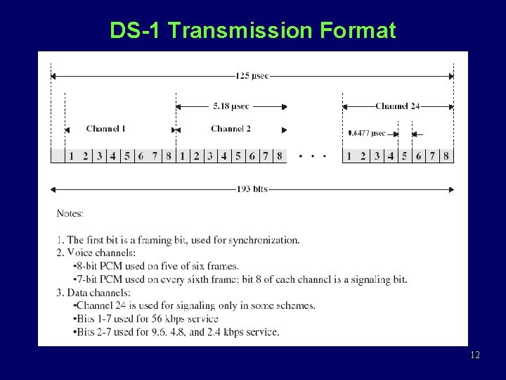 DS-1 Transmission Format 12 