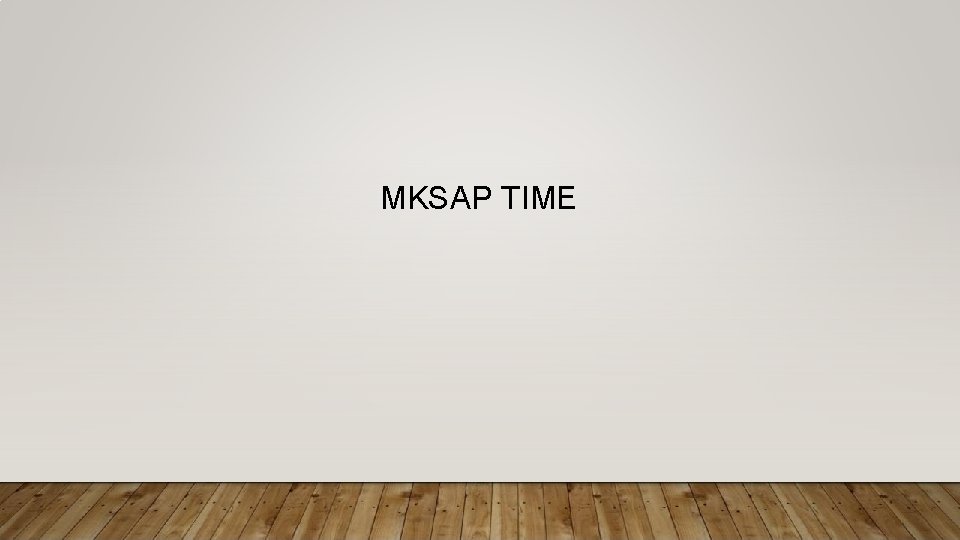 MKSAP TIME 