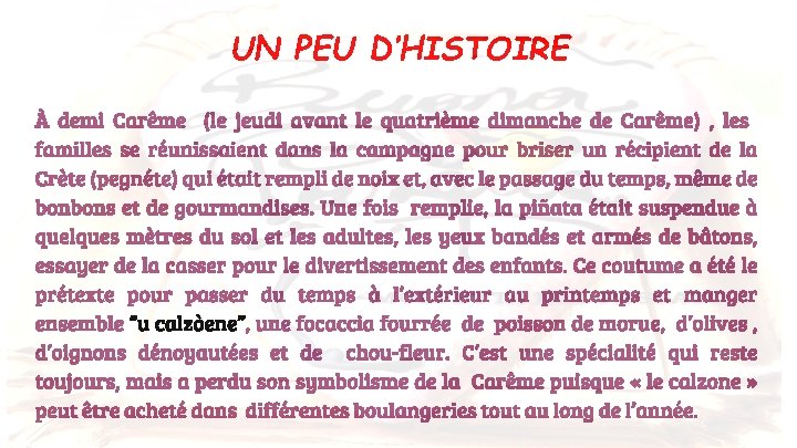 UN PEU D’HISTOIRE À demi Carême (le jeudi avant le quatrième dimanche de Carême)