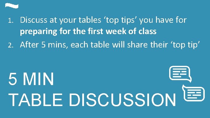 EDUCATIONAL DEVELOPMENT CENTRE Discuss at your tables ‘top tips’ you have for preparing for