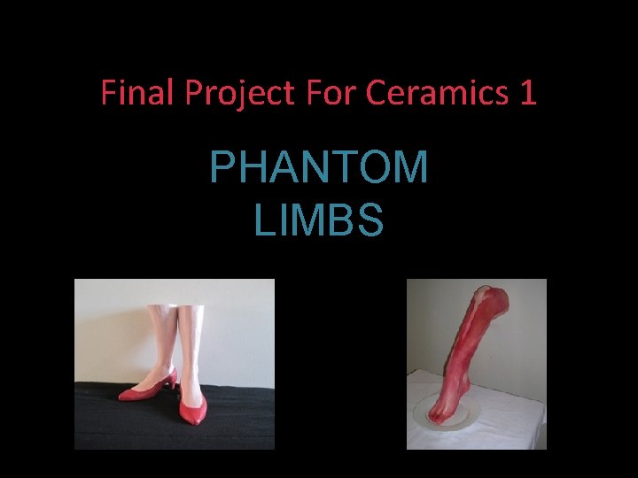 Final Project For Ceramics 1 PHANTOM LIMBS 