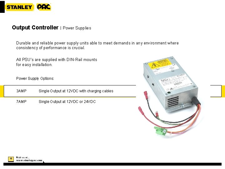 Output Controller | Power Supplies Durable and reliable power supply units able to meet