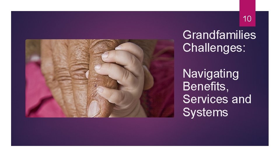 10 Grandfamilies Challenges: Navigating Benefits, Services and Systems 