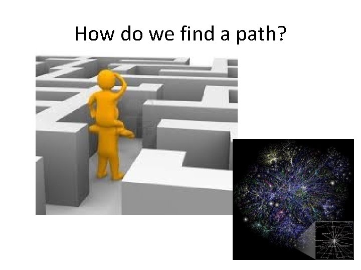 How do we find a path? 