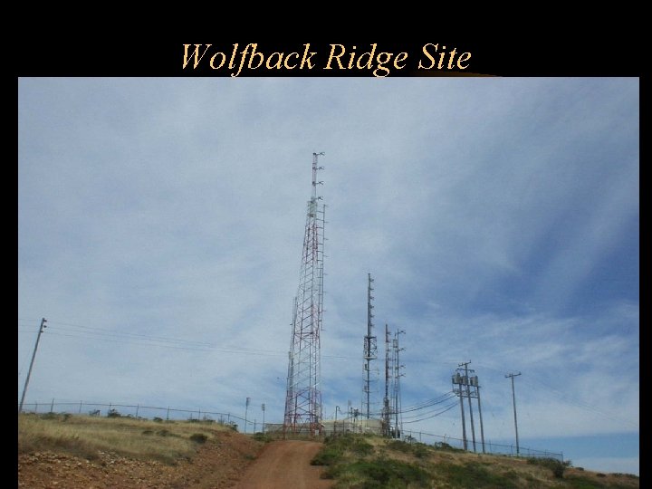 Wolfback Ridge Site 