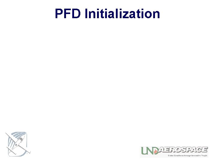 PFD Initialization 