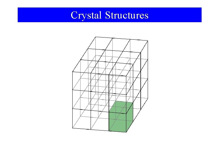 Crystal Structures 