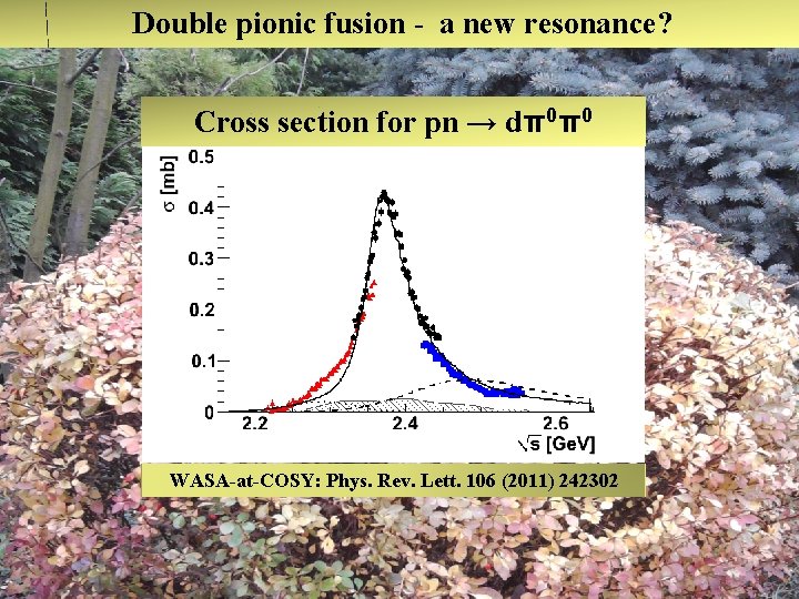 Double pionic fusion - a new resonance? Cross section for pn → dπ0π0 WASA-at-COSY: