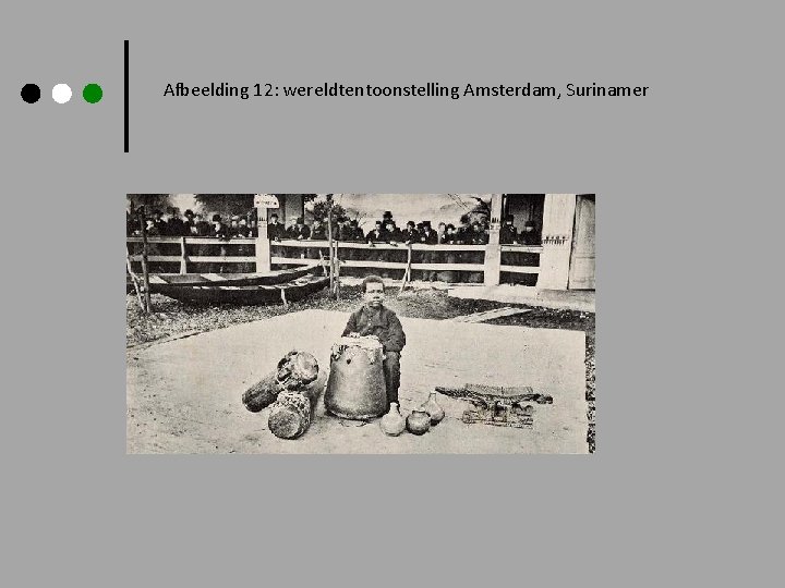 Afbeelding 12: wereldtentoonstelling Amsterdam, Surinamer 