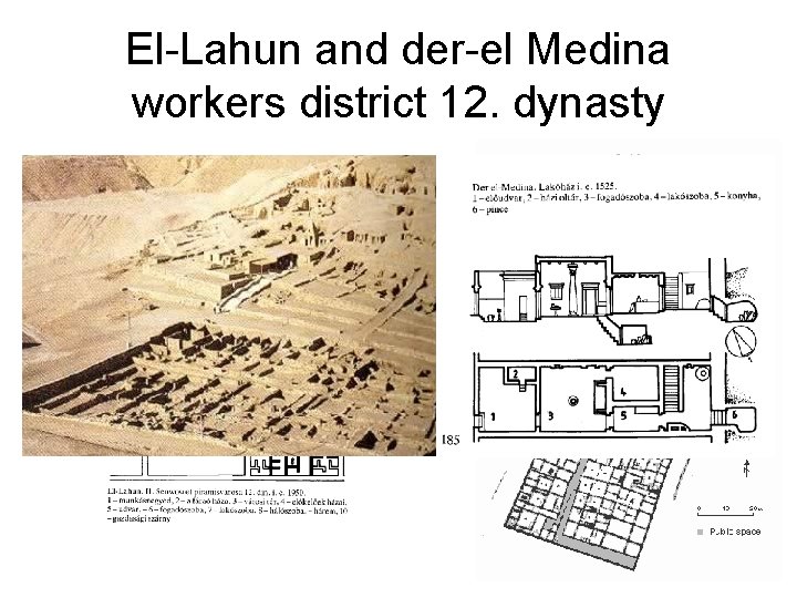 El-Lahun and der-el Medina workers district 12. dynasty 