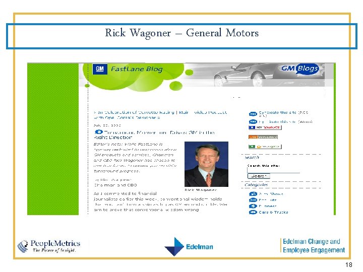 Rick Wagoner – General Motors 18 