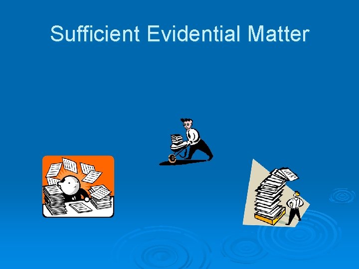 Sufficient Evidential Matter 