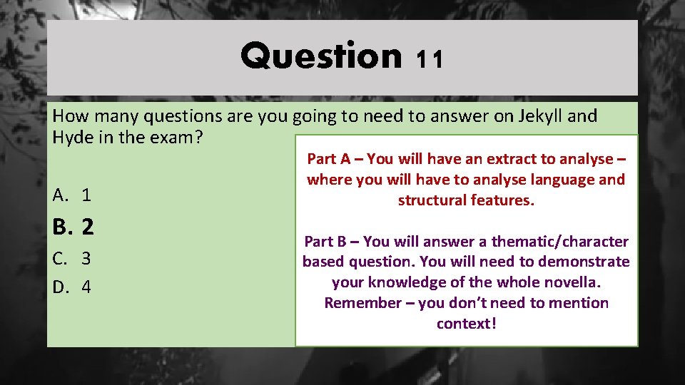 Question 11 How many questions are you going to need to answer on Jekyll