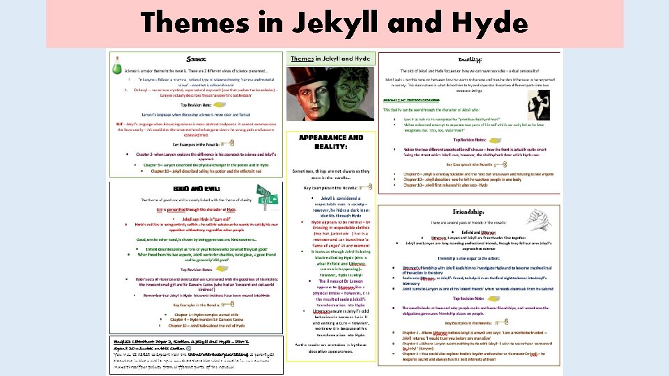 Themes in Jekyll and Hyde 