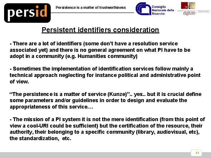 The Pers Id Project Meta Global Resolver Service