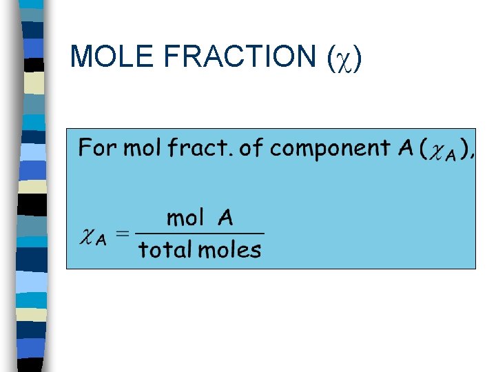 MOLE FRACTION ( ) 