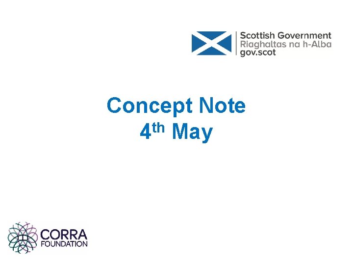 Concept Note 4 th May Concept Note 4 th May