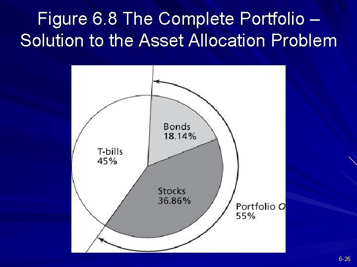 Figure 6. 8 The Complete Portfolio – Solution to the Asset Allocation Problem 6