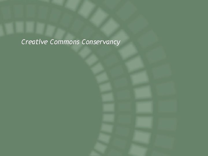 Creative Commons Conservancy 