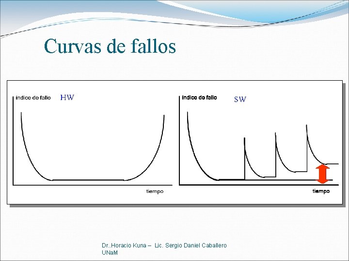 Curvas de fallos HW SW Dr. . Horacio Kuna – Lic. Sergio Daniel Caballero