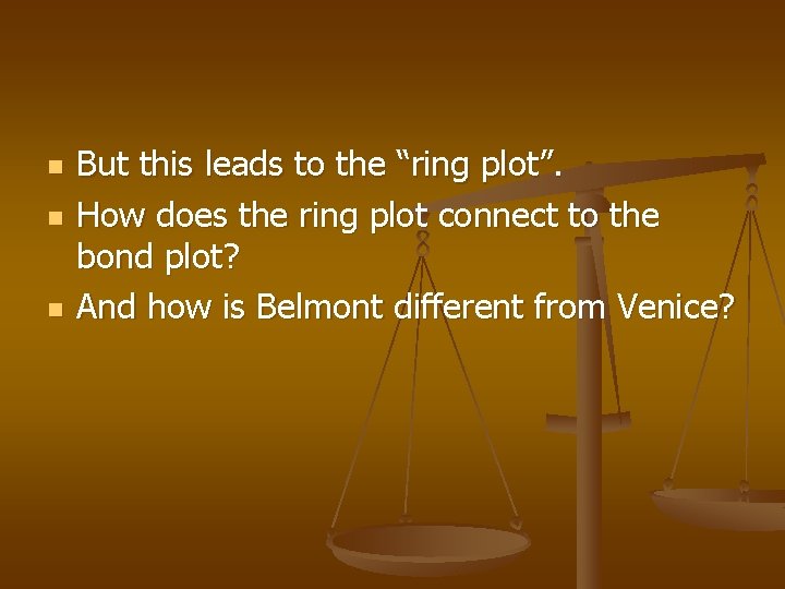 n n n But this leads to the “ring plot”. How does the ring