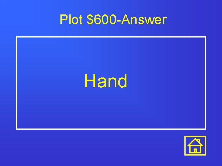 Plot $600 -Answer Hand 