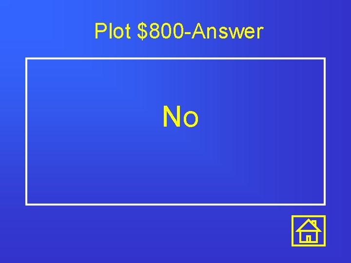 Plot $800 -Answer No 