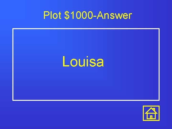 Plot $1000 -Answer Louisa 