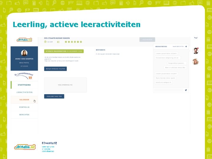 Leerling, actieve leeractiviteiten 