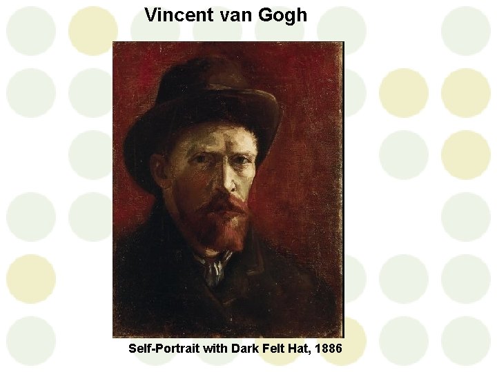 Vincent van Gogh Self-Portrait with Dark Felt Hat, 1886 