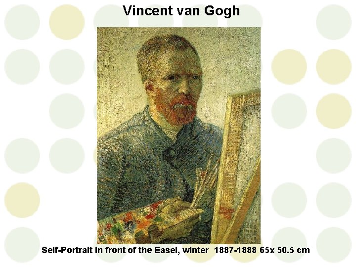 Vincent van Gogh Self-Portrait in front of the Easel, winter 1887 -1888 65 x