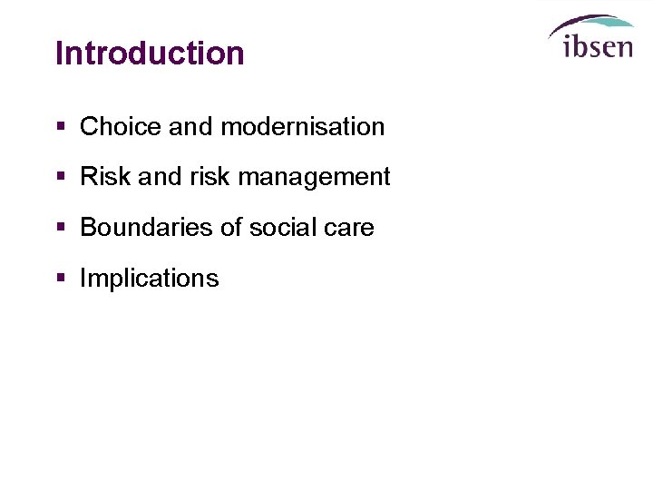 Individual Budgets and the future of adult social