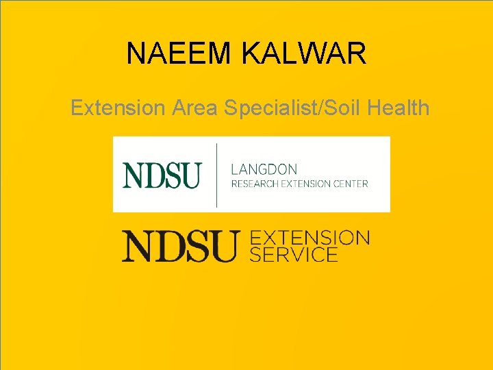 Master Kalwar NAEEM KALWAR Extension Area SpecialistSoil Health EXPERIENCE Master