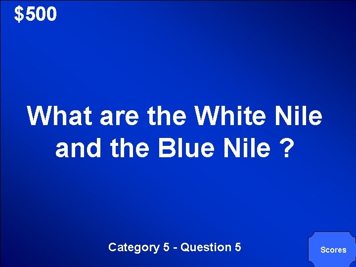 © Mark E. Damon - All Rights Reserved $500 What are the White Nile