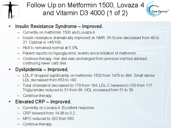 Follow Up on Metformin 1500, Lovaza 4 and Vitamin D 3 4000 (1 of