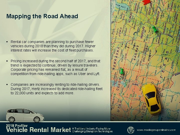 Mapping the Road Ahead § Rental car companies are planning to purchase fewer vehicles