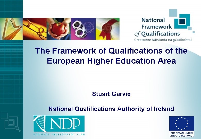 The Framework of Qualifications of the European Higher Education Area Stuart Garvie National Qualifications