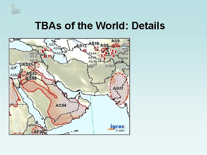 TBAs of the World: Details 