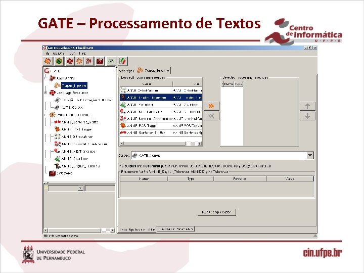 GATE – Processamento de Textos 