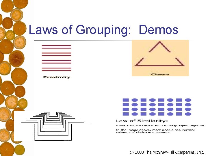 Laws of Grouping: Demos © 2008 The Mc. Graw-Hill Companies, Inc. 