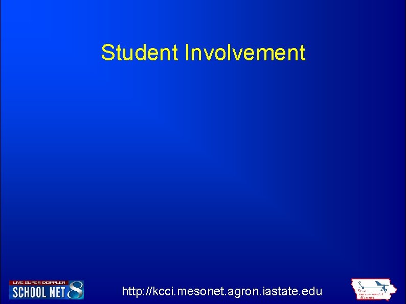 Student Involvement http: //kcci. mesonet. agron. iastate. edu 