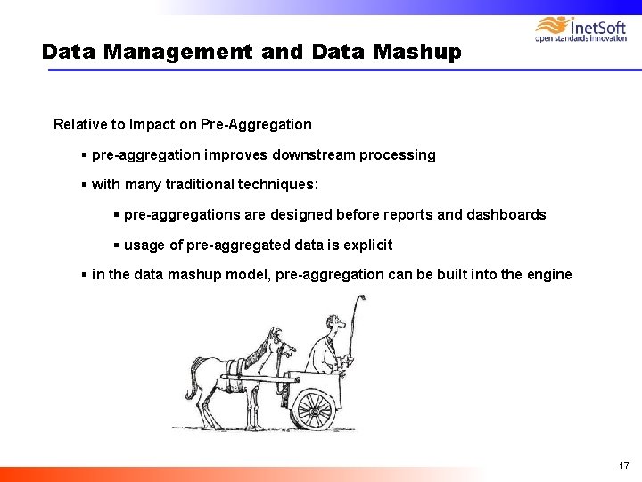 Data Management and Data Mashup Relative to Impact on Pre-Aggregation § pre-aggregation improves downstream Data Management and Data Mashup Relative to Impact on Pre-Aggregation § pre-aggregation improves downstream