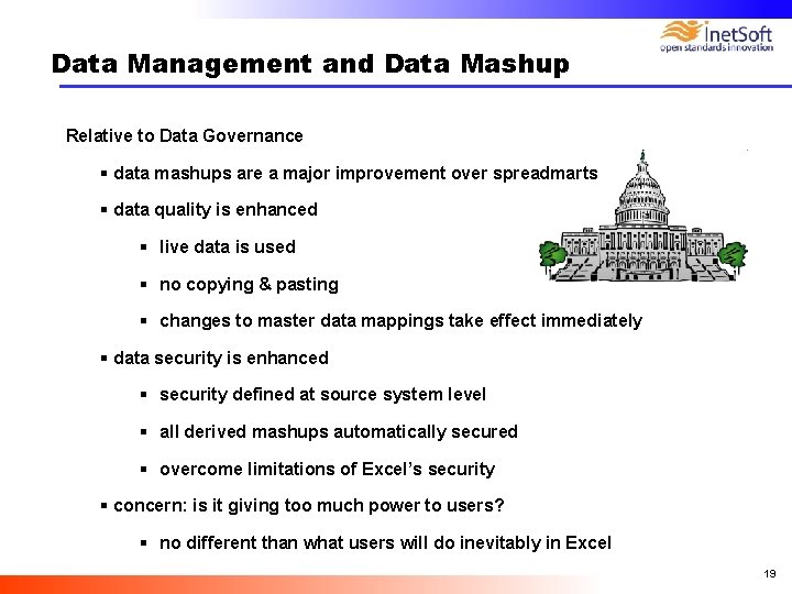Data Management and Data Mashup Relative to Data Governance § data mashups are a Data Management and Data Mashup Relative to Data Governance § data mashups are a