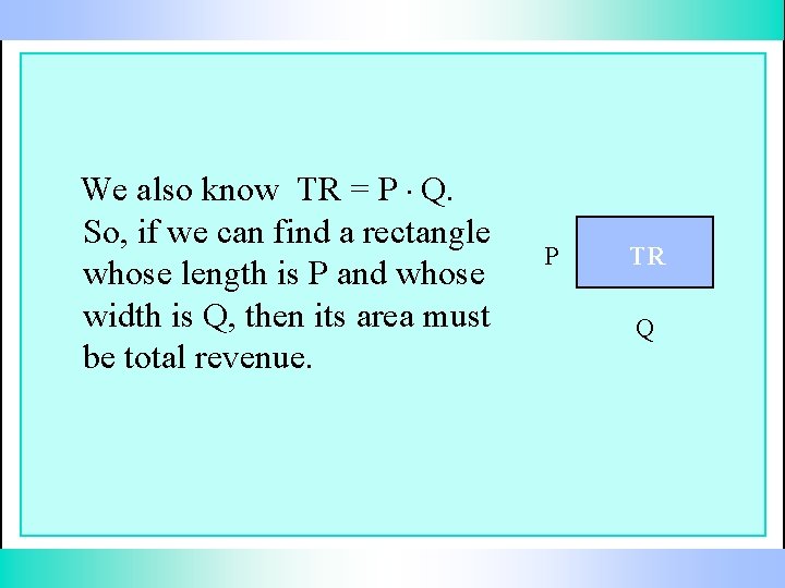 We also know TR = P. Q. So, if we can find a rectangle
