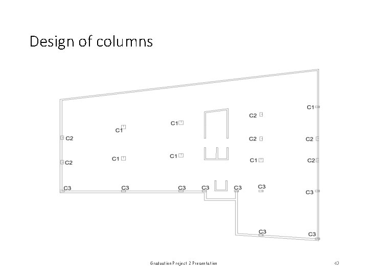 Design of columns Graduation Project 2 Presentation 43 