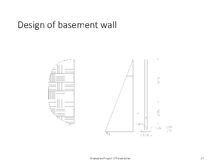 Design of basement wall Graduation Project 2 Presentation 69 