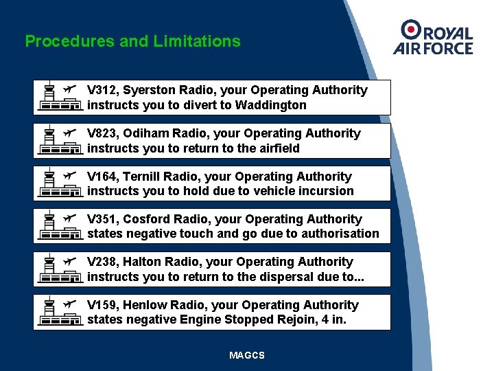 Procedures and Limitations V 312, Syerston Radio, your Operating Authority instructs you to divert