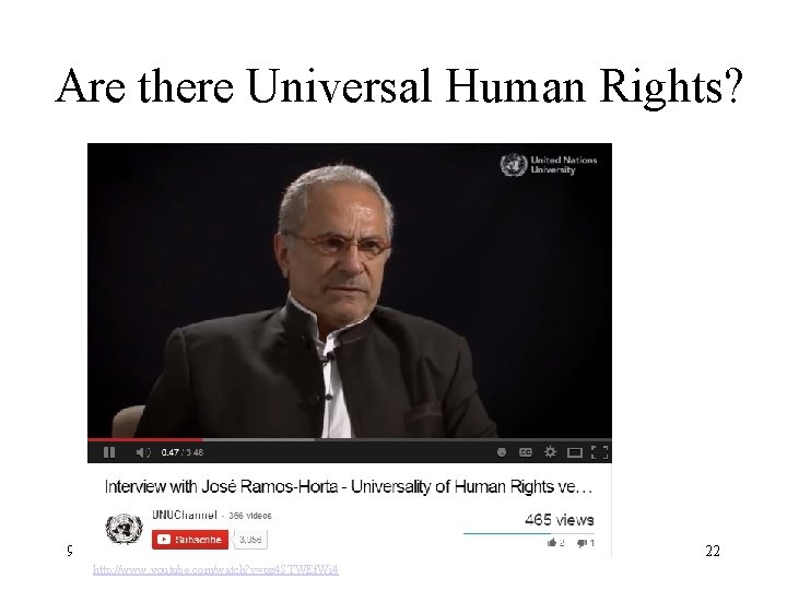 Are there Universal Human Rights? 9/25/2020 Hofstede's Dimensions http: //www. youtube. com/watch? v=pz 4