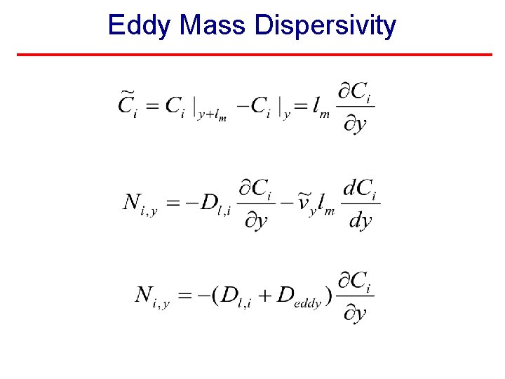 Eddy Mass Dispersivity 