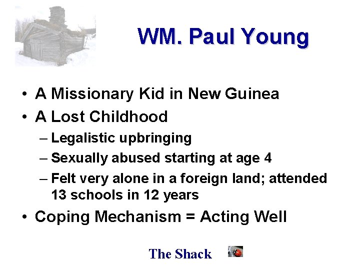 WM. Paul Young • A Missionary Kid in New Guinea • A Lost Childhood